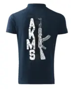 tył navy POLO GROT PŁOCK + kręgosłup AK47