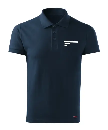 przód navy Polo PTS PŁOCK sygnet przod